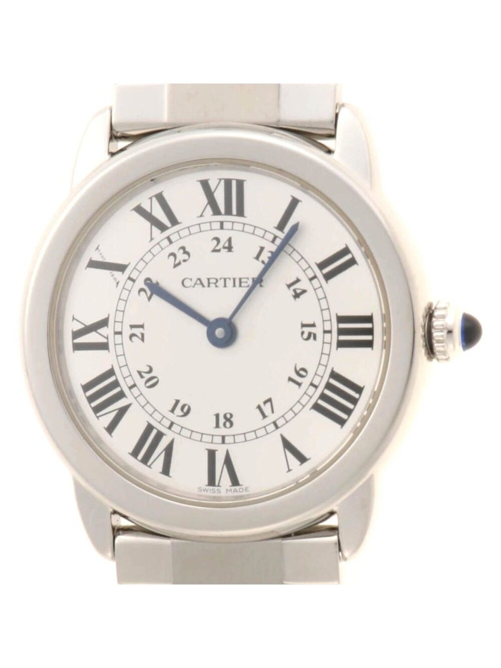 Cartier Ronde Solo de Cartier SM Watch Steel Silver Dial Quartz